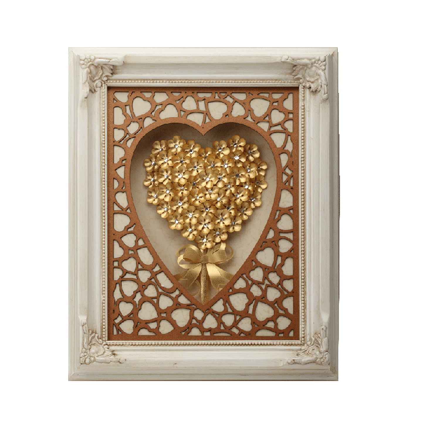 Flower Heart Frame