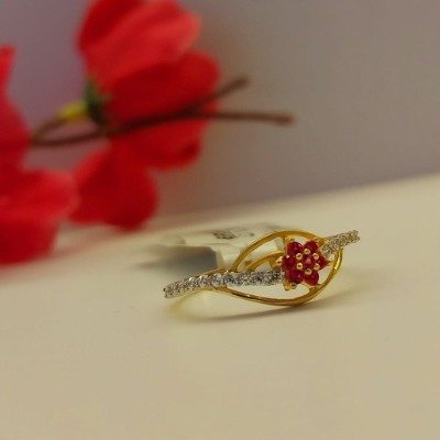 Womens Designer Golden Ring