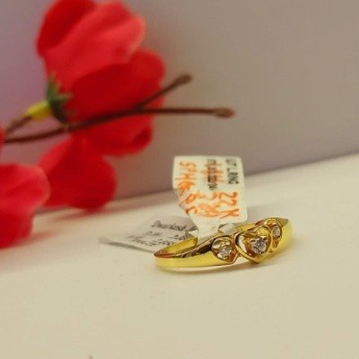 Womens Designer Gold Ring